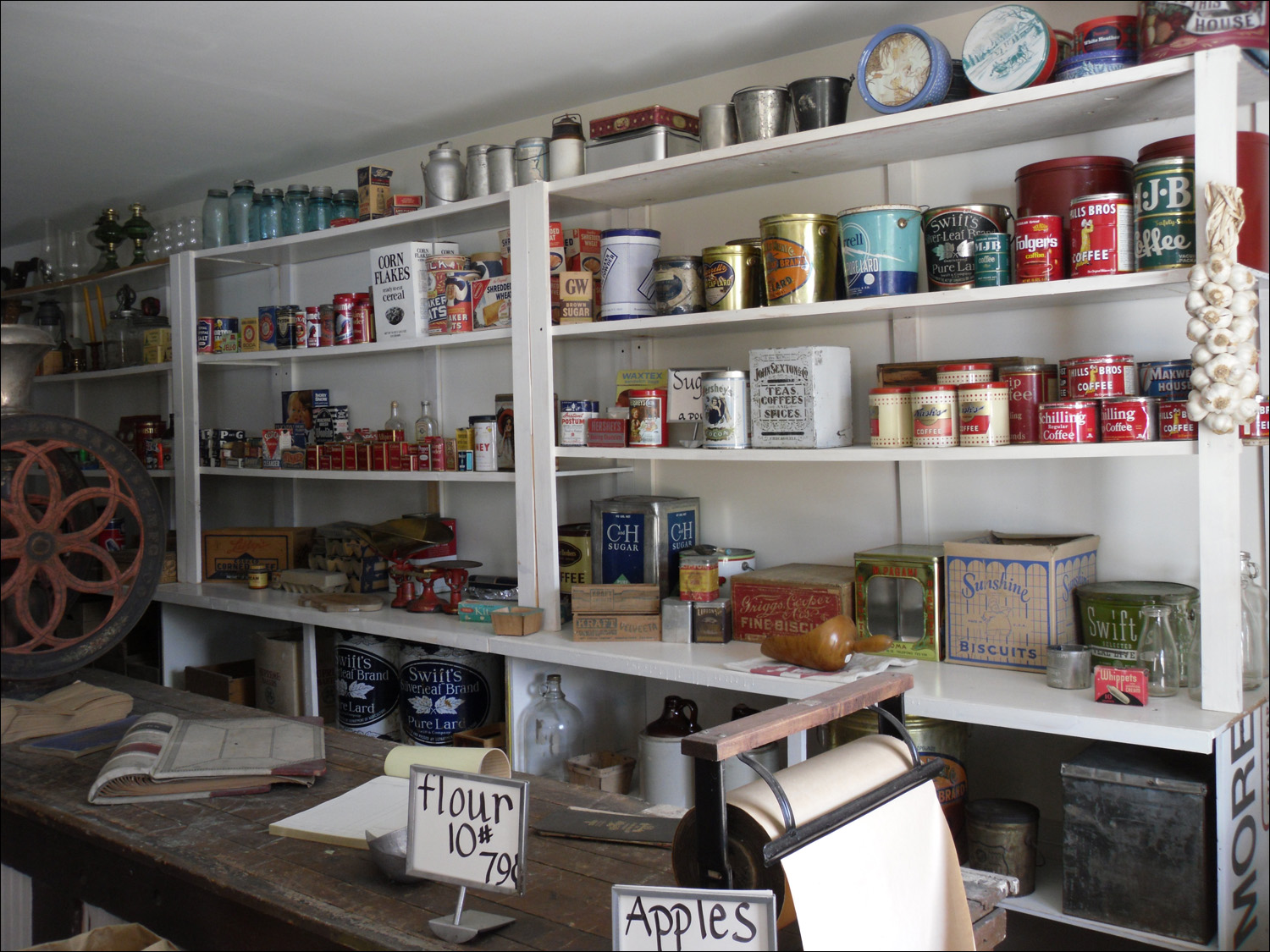 Fort Benton, MT Agriculture Museum-general store goods